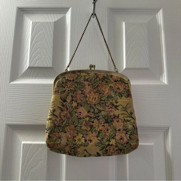 Vintage | Floral Tapestry Handbag - Picture 2 of 9